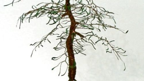 Wire Sculpture Tree "Evergreen"