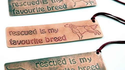 RESCUED IS MY FAVOURITE BREED Copper Bookmarks